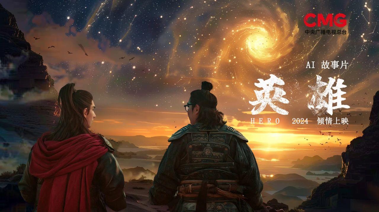 黄果ai短剧:英雄总台发布页配图